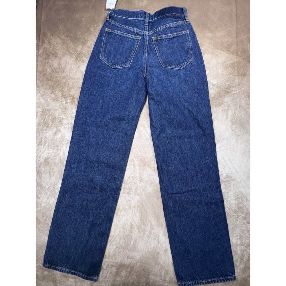 Abercrombie & Fitch Womens The Loose High Rise Dark Wash Jeans Size 24 / 00 NWT - Picture 6 of 8